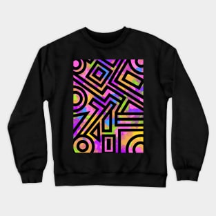 Retro Graffiti Crewneck Sweatshirt